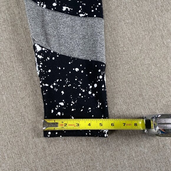 Carbon Hoodie Sweatshirt Top Men's XXL Black White Paint Streak Casual - Picture 11 of 11